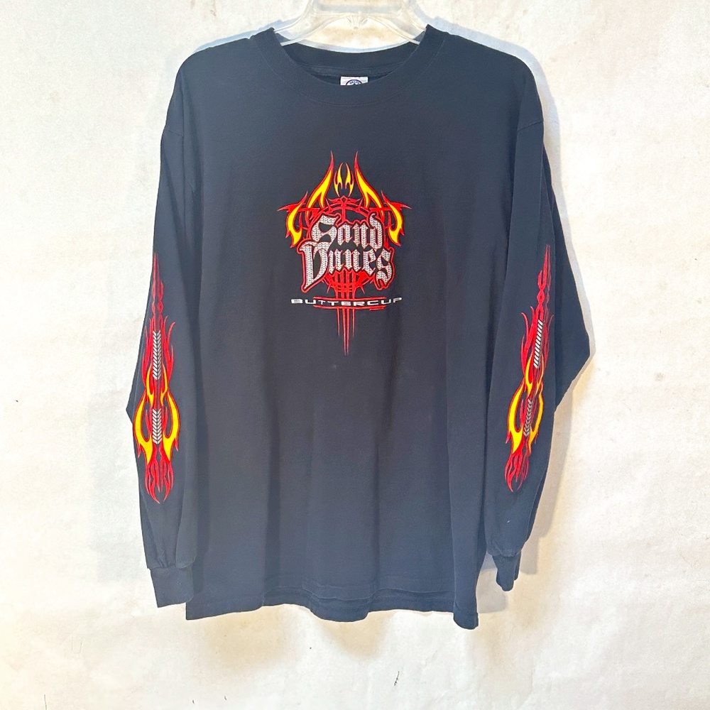 Sand Dunes Flames Flame Fire Long Sleeve T Shirt Tee